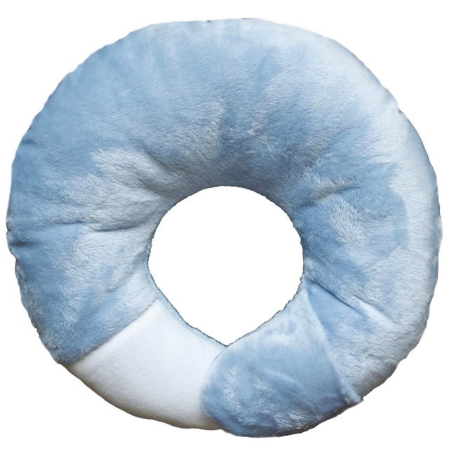Babymoon Pod Pillow For Flat Head Syndrome & Neck Support Baby Infant Blue BM200 